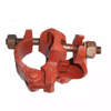 Light Weight Scaffolding Parts Durable Pressed Steel Pipe Clip Fixing Pressed Double Coupler Scaffolding Swivel Clamp