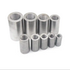 Stainless steel Male female threaded tubes CNC lathe turning threaded iron pipes M4 M6 M8 M 10 M12 full threading steel tube