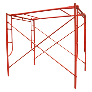 Professional Manufacturer Painted /Galvanized Walk through / Ladder / Mason Scaffolding Frame 