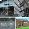 Easy Mobile Aluminum Ladder Scaffold Tower For Construction Building