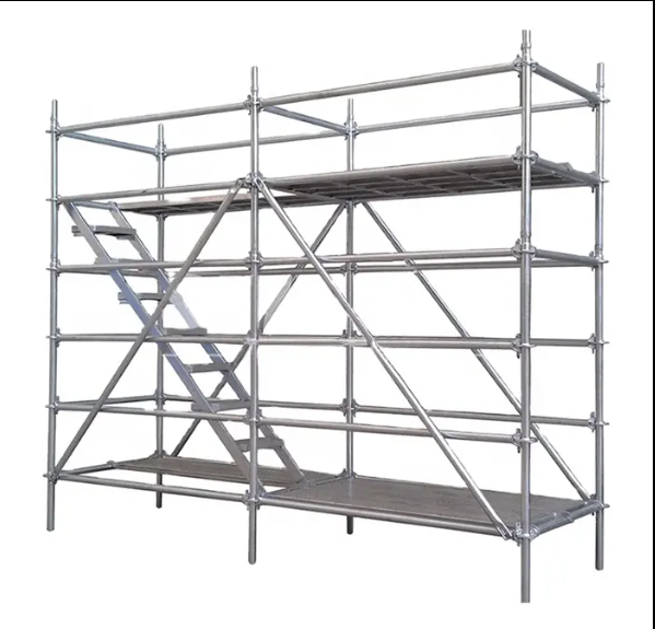 Construction Metal Heavy Duty Steel Ring Lock Scaffold Hot Dip Galvanized All Round Layher Ringlock Scaffolding