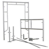 Tubular Steel Frame Scaffolding Door Frame Galvanized Painted Scaffolding System