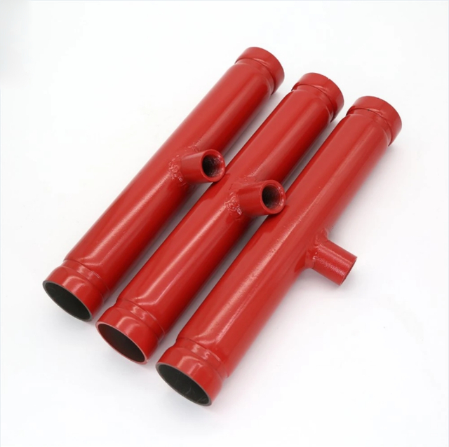 Carbon Steel Pipe Red Coated Fire Protect Pipes Hot Selling Firefighting Pipe Fittings