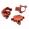 Red Painting Scaffolding Parts Durable Pressed Coupler Scaffolding Swivel Clamp