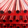 Hot Selling Red Paint For Automatic Q235 Fire Sprinkler System Steel Pipe ASTM A795 Red Powder Coated Steel Pipe Fire Fighting