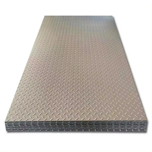 China Supplier Galvanized Steel Iron Checkered Chequered Sheets Floor Metal Steel Plate for Sale