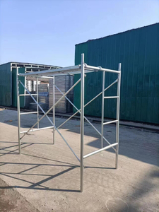 Mobile Scaffolding Manufacturers Wholesale Galvanized Trapezoidal Scaffolding Full Set of Direct Sales 