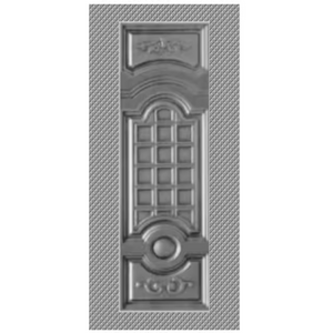 ST New design metal door steel stamped door sheet metal iron door sheet skin for gate