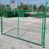 New Design Outdoor Welded 3d Curved Square Decorative Wire Mesh Fence Galvanized Iron Metal Panels