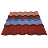  0.4mm Light Weigh bond tile Stone Coated Metal Roof Tile for villa building 50 Years Warranty