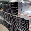 High Quality Corrugated Square Tubing Galvanized Steel Pipe Iron Rectangular Tube Price for Carports