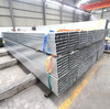 High Quality Corrugated Square Tubing Galvanized Steel Pipe Iron Rectangular Tube Price for Carports